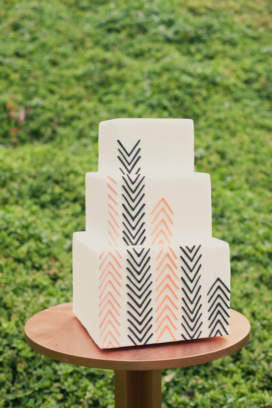 Modern Wedding Cake