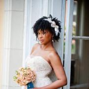 African American Bridal Hair twist out