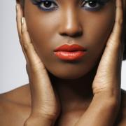 African American Makeup: Tangerine Lip